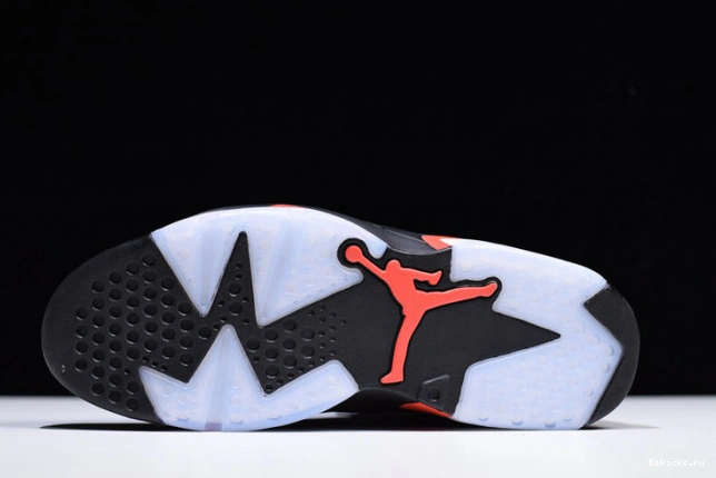 Rep BK jordan retro air 6 black 384664-060 infrared 1105